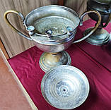 Стара водосвятна чаша з латуні до і після реставрації, фото 2