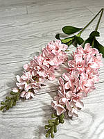 Штучний дельфініум. Гілки декоративного дельфініуму (ніжно-рожевий, 85 см), фото 2