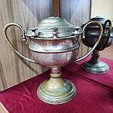 Стара водосвятна чаша з латуні до і після реставрації, фото 6