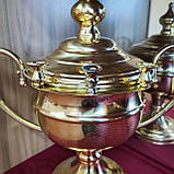 Стара водосвятна чаша з латуні до і після реставрації, фото 9