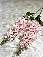 Штучний дельфініум. Гілки декоративного дельфініуму (ніжно-рожевий, 85 см), фото 4