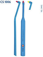 Монопучковая зубная щетка curaprox 1006 взрослая, детская, курапрокс монопучок 6 мм, синяя