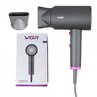 Профессиональный фен для сушки и укладки волос VGR V-400 2000 Вт 3 темперурных 2 скоростных режима FIL