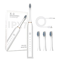Зубная щетка Sonic Toothbrush X-3, звуковая электрическая щетка