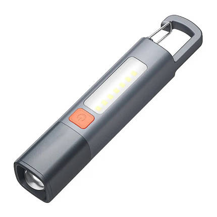 Світлодіодний LED-ліхтарик USB Type C для кемпінгу, фото 1
