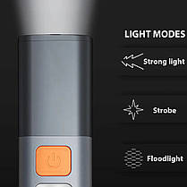 Світлодіодний LED-ліхтарик USB Type C для кемпінгу, фото 6