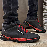 Кросівки чоловічі чорні прошиті (Сгк-10чр), фото 2