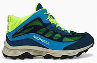 Зимние ботинки Merrell Moab Speed Mid Waterproof Navy/Hi Viz 37/6/25.4см