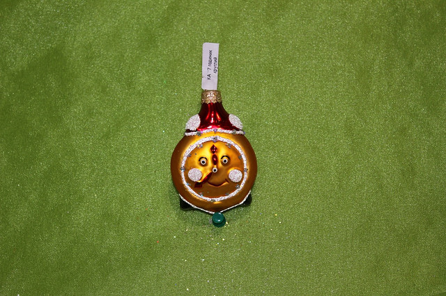 Новорічна іграшка КА 77 Годинники круглі