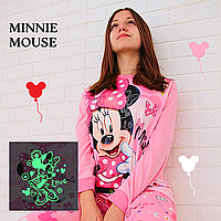 Пижама Минни Маус Minnie Mouse | светится в темноте
