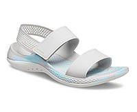 Женские сандалии Crocs LiteRide 360 Sandal Women Pearl White Multi 38-8-24.5 см 206711