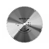 Диск пильный по дереву YATO 500 X 32 X 4.5 X 2.9 мм 80 зубцов R.P.M до 3000 об./мин.