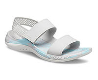 Женские сандалии Crocs LiteRide 360 Sandal Women Pearl White Multi 39-9-25.5 см 206711