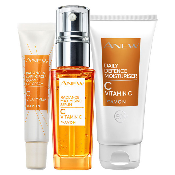 Набір 3-в-1 "Максимальне сяйво" з вітаміном С / Anew Complex C