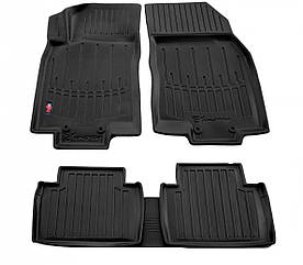 Килимки в салон 3D Nissan X-Trail (T32)/Rogue (T32) (14-20) з бортом