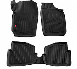 Коврики в салон 3D Skoda Fabia ('99-07)/VW Polo IV (01-09)/ SEAT Ibiza/Cordoba (02-08) з бортом