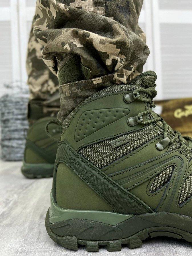 Армейские демисезонные ботинки Gepard Scorpion, тактические ботинки на износостойкой подошве Олива - фото 2 - id-p2093704746