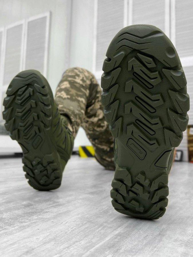 Армейские демисезонные ботинки Gepard Scorpion, тактические ботинки на износостойкой подошве Олива - фото 8 - id-p2093704746