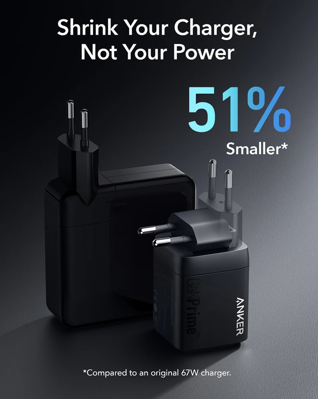 Мережевий зарядний пристрій Anker Prime 67W GaN Wall Charger (3 Ports) для MacBook (2669) (ID#2093700398), ціна: 2099 ₴, купити на Prom.ua Мережевий зарядний пристрій Anker Prime 67W GaN Wall Charger (3 Ports) для MacBook (2669) (ID#2093700398), ціна: 2099 ₴, купити на Prom.ua