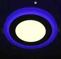 Світлодіодний світильник з лід підсвіткою 16W Blue 6000К