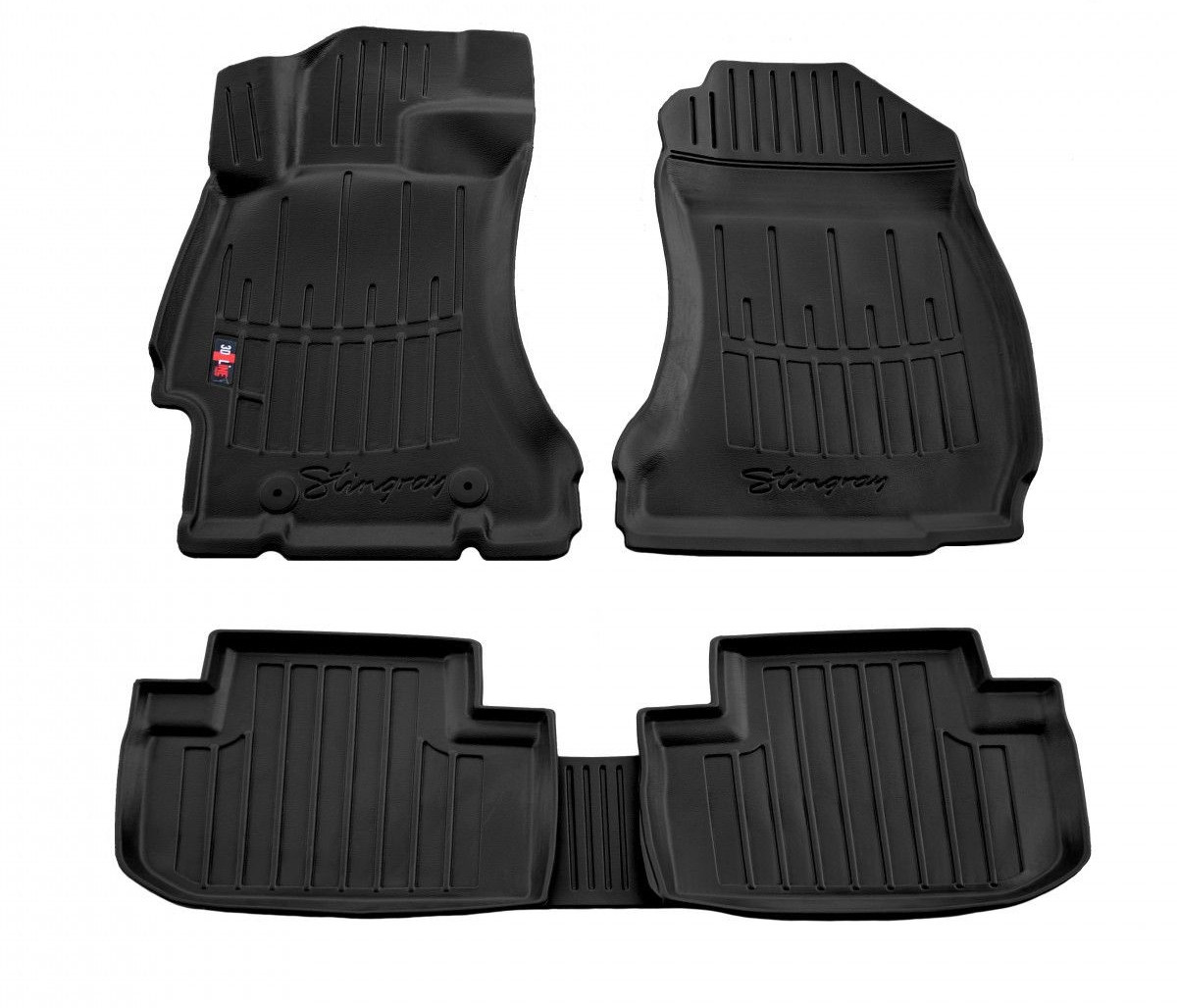 Килимки в салон 3D Subaru Forester (SJ) (2012-2018) з бортом