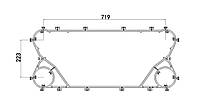 Alfa Laval M10B NBR-Clip уплотнения