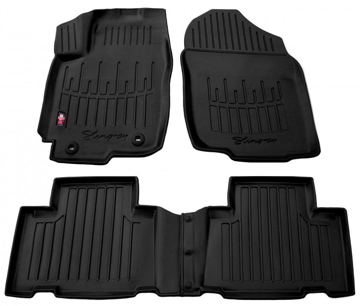 Килимки в салон 3D Toyota RAV 4 (XA40) (2013-2018) з бортом