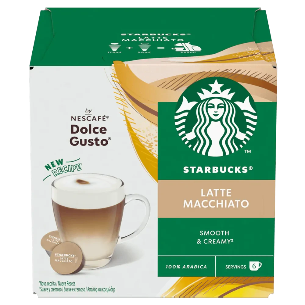 Кава в капсулах Дольче Густо - Dolce Gusto Starbucks Latte Macchiato