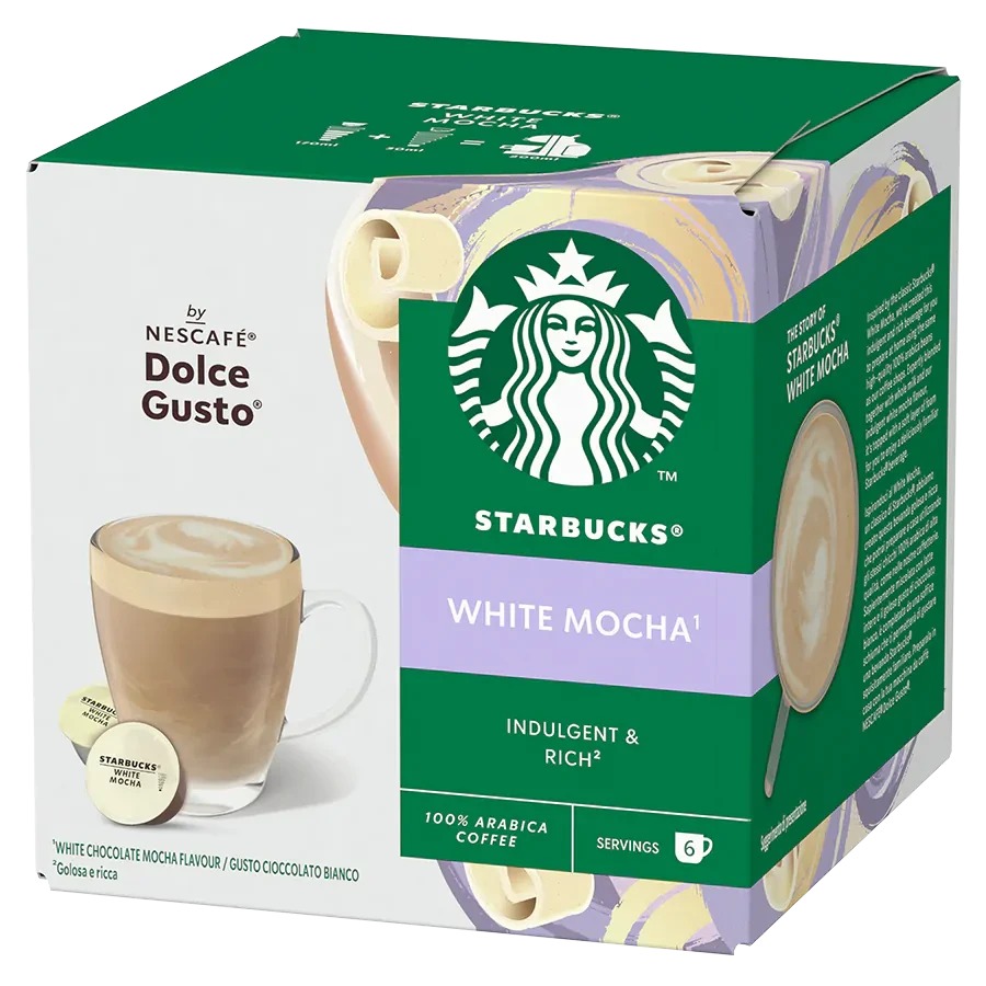 Кава в капсулах Dolce Gusto Starbucks White Mocha (12 порцій)