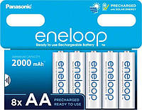 Батарейки акумулятори Panasonic Eneloop AA 2000 mAh BL 8 шт (Оригінал Японія)