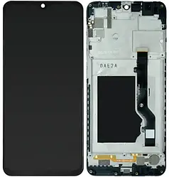 Дисплей ZTE Blade A7s 2020 модуль (екран, сенсор) з рамкою, оригінал, Чорний