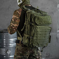 Военный рюкзак на 45 л Олива тактический рюкзак водонепроницаемый с системой MOLLE arn