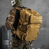 Армейский рюкзак Койот 45 литров камуфляжный рюкзак с системой Molle из Cordura 800D ukr