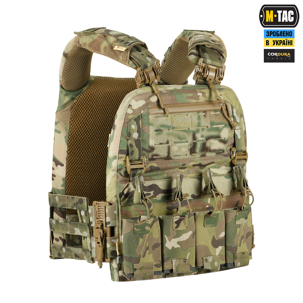 M-TAC ПЛИТОНОСКА CUIRASS FAST QRS XL MULTICAM FIL - фото 3 - id-p2093648226