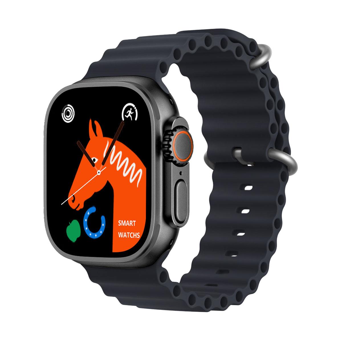 Смарт годинник Smart Watch 4you FUSION (2.2`, IPS Дисплей, Дзвінки, Тонометр, Металевий корпус) Midnight