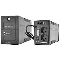 ИБП Ritar RTP800 (480W) Proxima-L, LED, AVR, 2st, 2xSCHUKO socket, 1x12V9Ah, plastik Case Q4 ( 370*145* 225 )