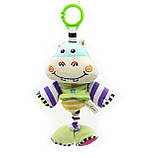 Брязкальце-підвіска м'яка Бегемот 4006, з заводним музичним механізмом, фото 2