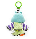 Брязкальце-підвіска м'яка Бегемот 4006, з заводним музичним механізмом, фото 3