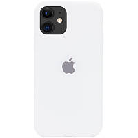 Чехол Silicone Case Full Protective (AA) для Apple iPhone 11 Белый / White