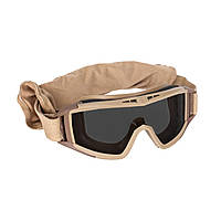 Защитная маска Revision Military Desert Locust Goggle Smoke Lens, Tan(1809719635756)