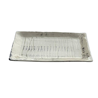 Тарілка прямокутна "Чорний лофт плюс"