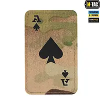 M-Tac нашивка Ace of Spades Laser Cut Multicam/Black