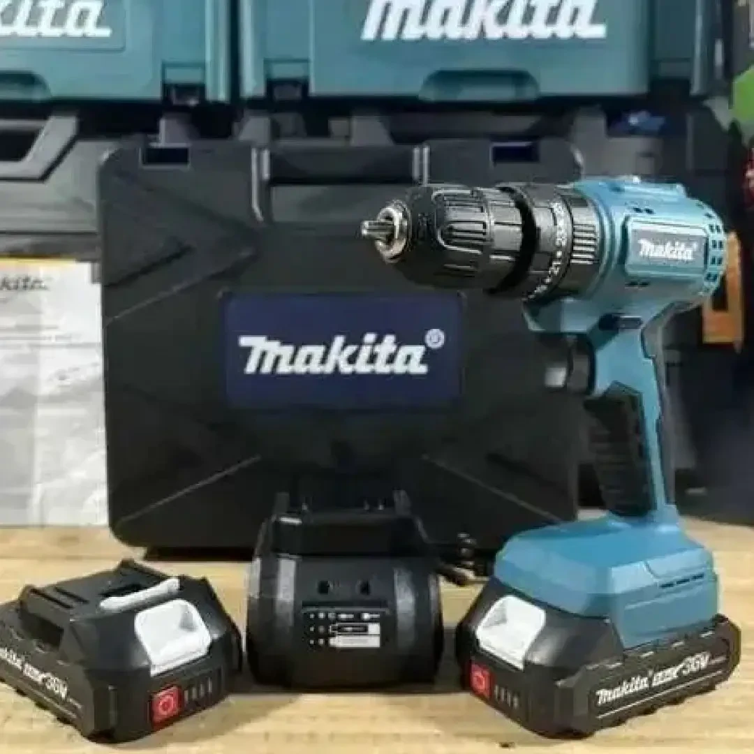 Ударний шуруповерт Makita DDF483BL (36 В, 28 Нм,2 х 3.0 Aч) Акумуляторний шуруповерт макіта дриль шуруповерт