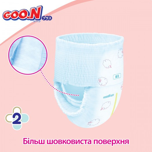 Трусики-подгузники Goo.N Plus для детей (XL, 12-20 кг, 38шт) - фото 7 - id-p2093771114