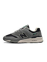 Мужские кроссовки New Balance 997H Gray Beige Green (Баланте)