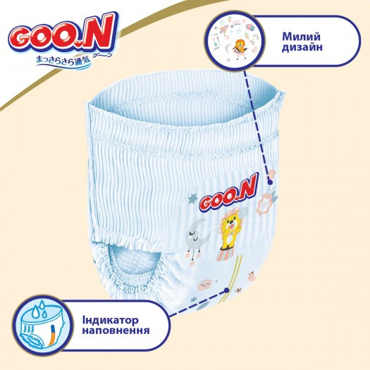 Трусики-подгузники Goo.N Premium Soft для детей (XL, 12-17 кг, 36 шт) - фото 8 - id-p2093780986