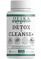 Детокс та Очищення Oeska Detox & Cleance+ 90 капсул | Діатоміт харчовий, Кремній (Silica)