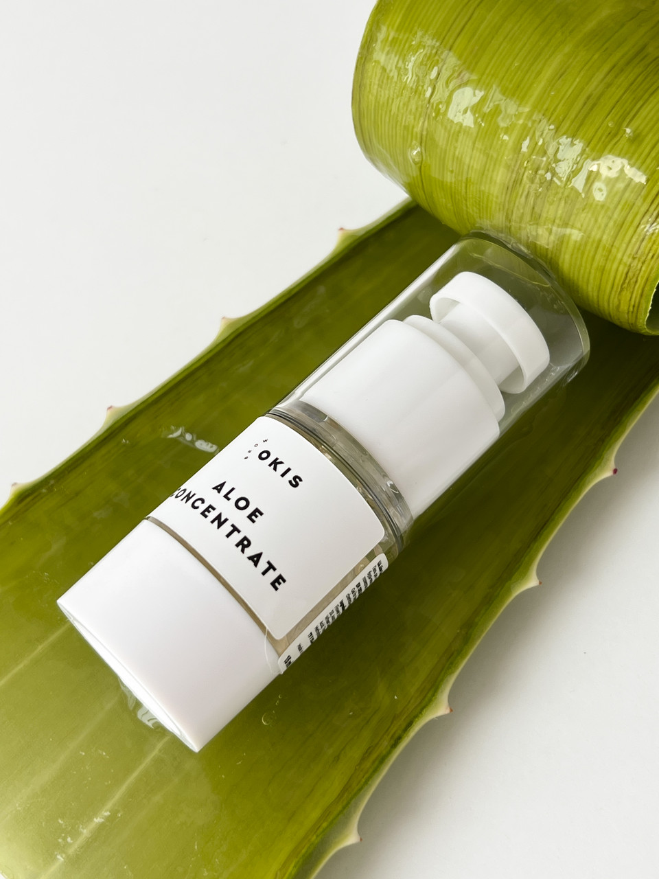 Алое концентрат для глибокого зволоження брів і вій «Okis Aloe Concentrate», 15 мл