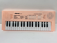 Электронный синтезатор Bigfun BF-3738 Pink, 16 демо и 8 диджейских песен, мини-пианино и микрофон.