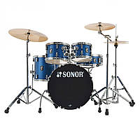 Sonor AQX 22 5pc Drum Kit w/elementy konstrukcyjne Blue Ocean Sparkle 1750